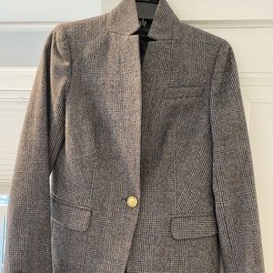 JCrew Glen Plaid Womens Regeant Blazer Size 4